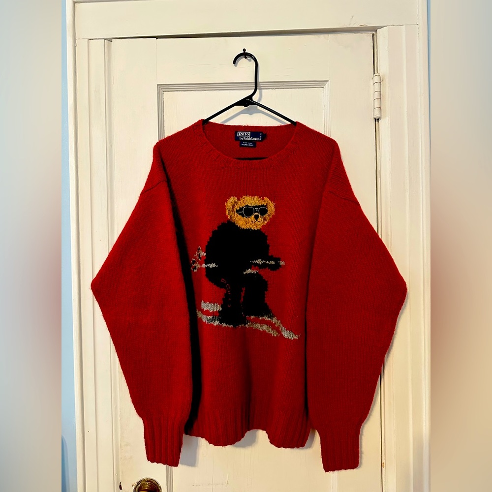 ❌❌SOLD❌❌ Polo Ralph Lauren RL2K Bear Hand Knit Sweater